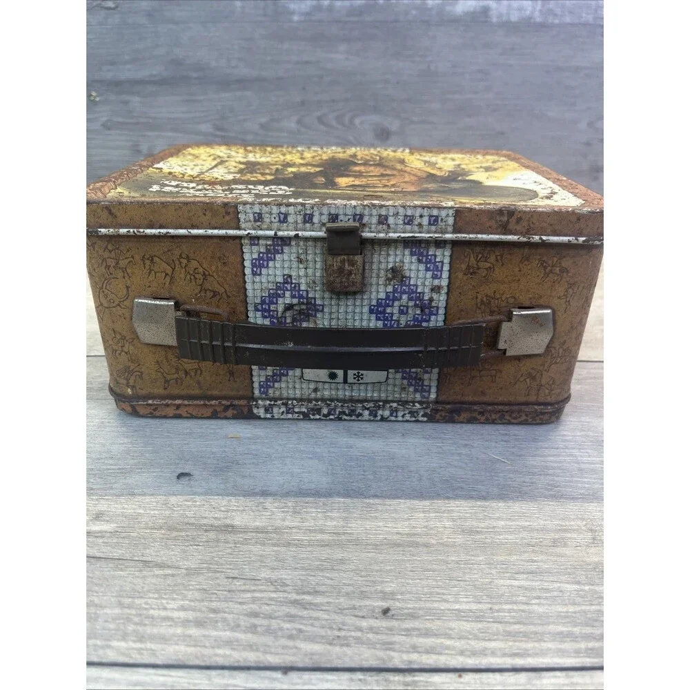 Vintage Lunch box How The West Was Won Hit Tv Show Aladdin Metal 1978